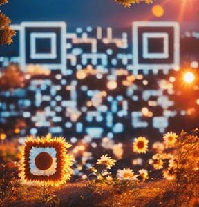 QR код QR code - Утренняя заря