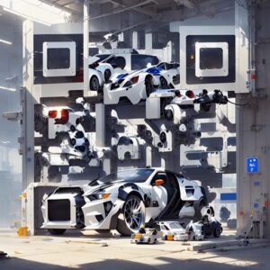 QR код QR code: Белый Автосервис